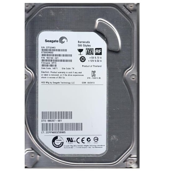 St500dm002 St 500 Gb Sata Harddisk Refresh