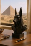 Anubis Büstü Figürlü Dekoratif Biblo