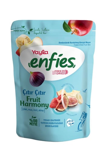 Yayla Enfies Freeze Dried Dondurularak Kurutulmuş Çıtır Meyve-fruit Harmony 15 Gr