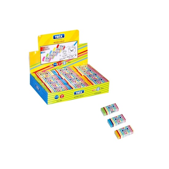 Trix Renkli Silgi 24'lü