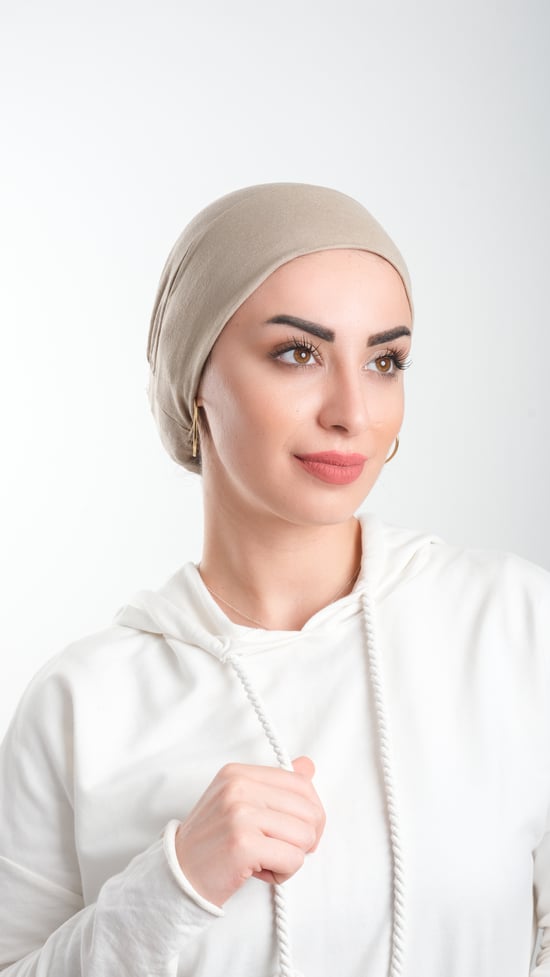 Hürrem Bone Vizon Pratik Hazır Geçmeli Tesettür Bone Viskon Kumaş Sade 3003_10