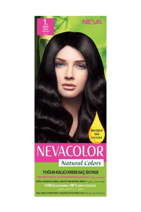 Neva Color Saç Boyası Seti 1 Siyah