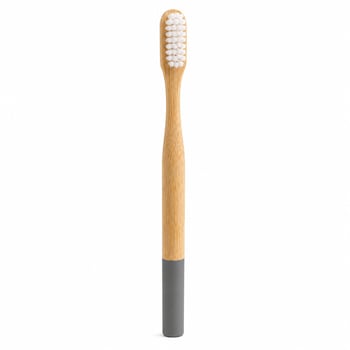 Wenken Ur-3684 ( Ahşap & Bambu ) ( Gri Sap ) Diş Fırçası