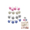 İ20-018 ( 4pcs ) ( Plastik & Mix Renk ) Mantar İğne Uçlu Yorgan Klips & Nevresim Tutucu Sabitleyici