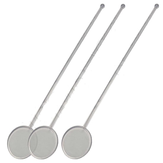 Private 1000 Adet Şeffaf Yuvarlak Çubuk Plastik Kokteyl Karıştırıcı