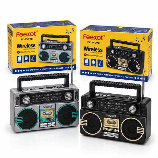 Feexot Fx-2509b Pl-4729 ( Şarjlı & Hoparlör ) ( Bluetooth ) ( İbreli ) Fm Radyo ( Mp3 Usb & Tf Player ) Speaker