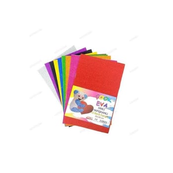 Çook 20x30 Simli Yapışkanlı Eva 10 Renk