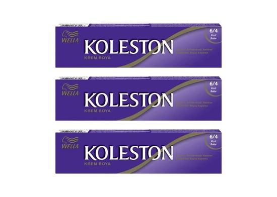 Koleston Tüp Boya 50 Ml - 6.4 Kızıl Bakır 3 Adet