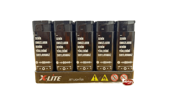 X-lite Baskılı Resimli Figürlü Çakmak *50 Pcs