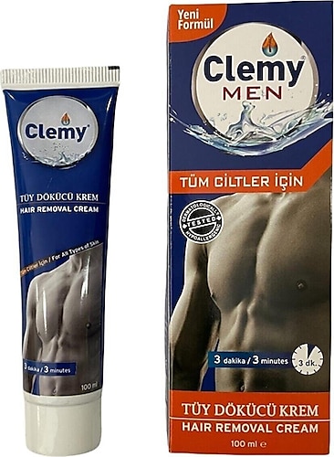 Clemy Tüy Dökücü Krem Tüm Ciltler 100ml