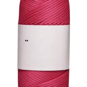 P Parla Makrome İpi 3mm Polyester  Fuşya