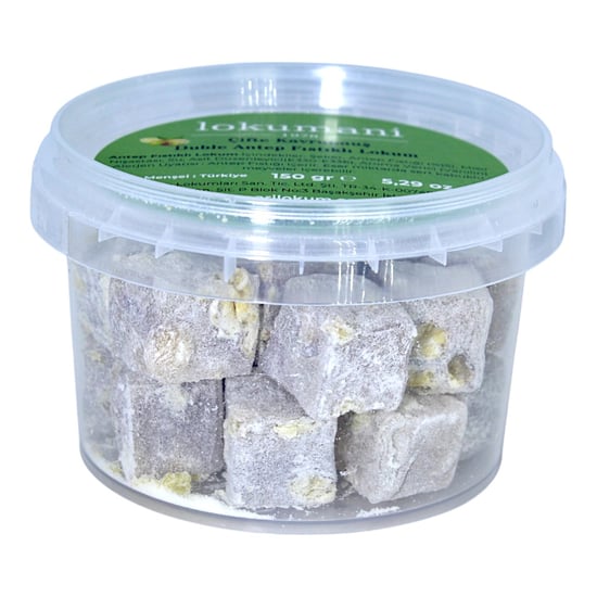 Lokumani Çifte Kavrulmuş Duble Antep Fıstıklı Lokum 150 Gr