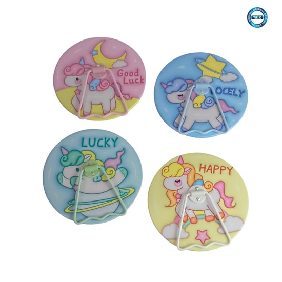 Trix Arkası Desenli Yuvarlak Ayna