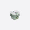 Dünya Dp-31271-999 ( Kare ) ( 3pcs = 550ml ) Easy Keep Saklama Kabı ( Renkli Plastik & Şeffaf Kapak )