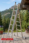 Asvera Endüstriyel 6 Metre A Tipi 3 Parçalı Alüminyum Merdiven - 1.4 Mm Profesyonel Merdiven