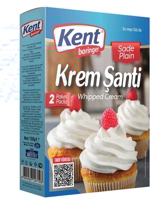 Kent Boringer Krem Şanti 150 Gr Sade