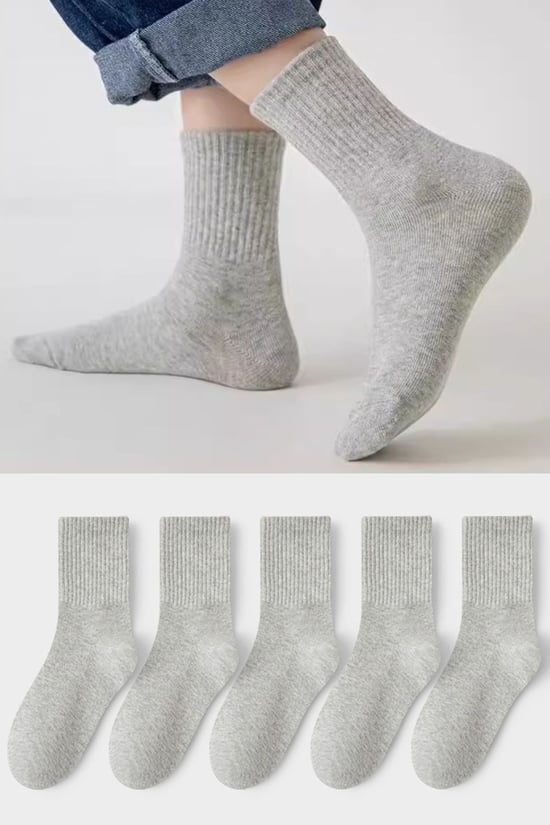 BGK Unisex 5 Çift Kolej Çorap 36-41