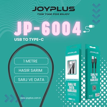 Joyplus Şarj ve Data Kablosu Usb To Type-c