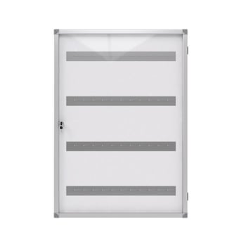 Alüminyum Çerçeveli Kapaklı 40'lı Anahtarlık - (40x55cm)