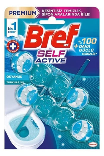 Bref Self Aktiv Ocean Duopack Okyanus Kokulu 2'li Klozet Bloğu