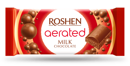 Roshen Aerated Bubble Milk Chocolate 80 Gr