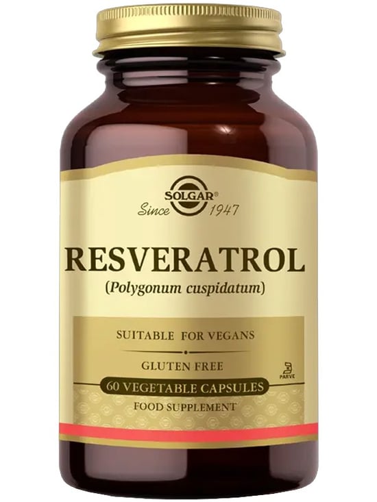 Solgar Resveratrol 60 Kapsül Vitamin ve Mineral