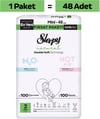 Sleepy Natural Double Soft 2 Numara Mini 48'li Bebek Bezi