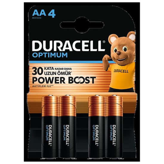 Duracell Pil Optimum Kalem 4'lü AA