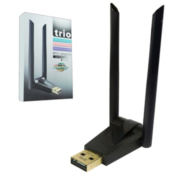W-136 Wifi Adaptör 300 Mbps Çift Antenli