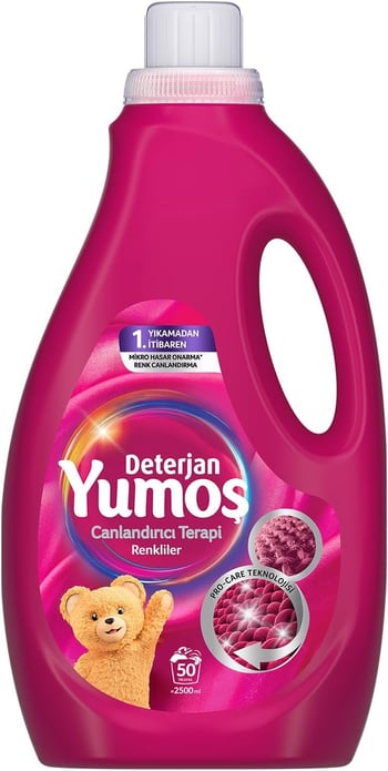 Yumoş Sıvı Deterjan Renkliler 2500 Ml