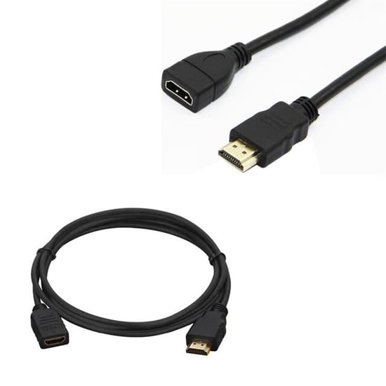 Hdmı Kablo Erkek-dişi 30 Cm Uzatma (mini Hd Recevier İçin)