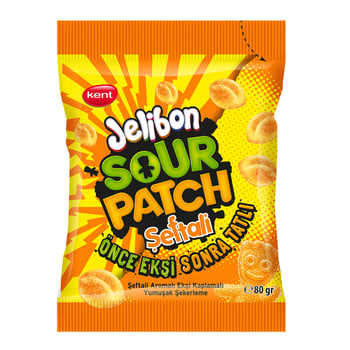 Jelibon Sour Patch Şeftali Yumuşak Şekerleme 160 gr