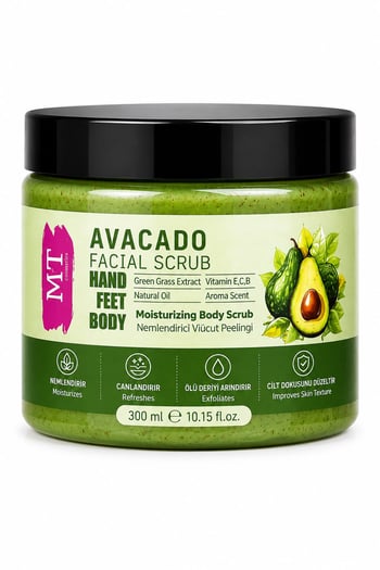 Mt Avacado Nemlendirici Vücur Peelingi 300 Ml