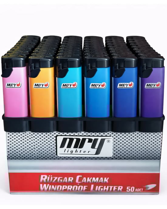 Mry Dolumlu Izgaralı Manyetolu (Mat Renkli) Jet Çakmak