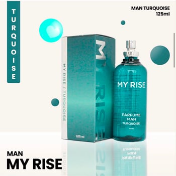 My Rise Turkuaz Edt 125 Ml Erkek Parfümü