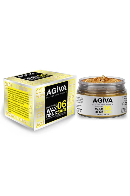 Agiva Hairstyling Wax 06 Sarı 120 Gr