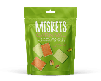 Miskets Antep Fıstıklı Mini Petibör 50g (12’li Kutu)