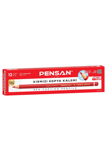 Kırmızı Kopya Kalemi 12 Adet Kod : 55410