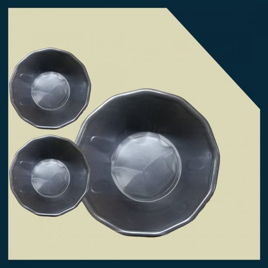 Aksan Çay Tabak 6'lı Renkli Karışık-plastik Çay Tabağı