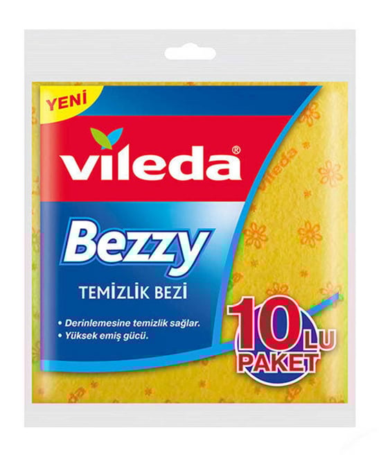 Vileda Bezzy Temizlik Bezi 10'lu Paket