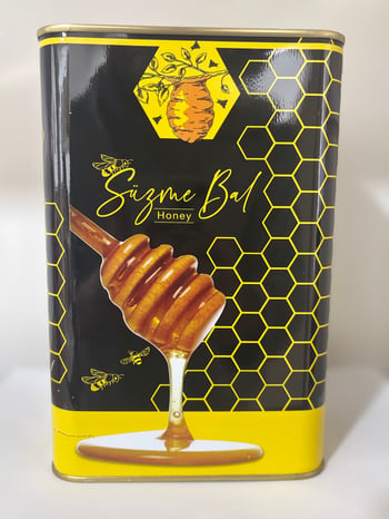 Balorjin Siirt Süzme Çiçek Balı 5 Kg Teneke Kutu-doğal Bal