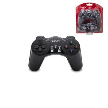 Snopy Sg-103 ( Joypad & Gamepad ) Siyah Oyun Kolu ( Usb Kablo ) ( 13 Düğme & 8 Yön Tetikleyici ) ( 1.5mt Kablo )