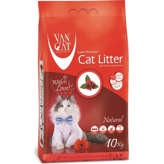 Vancat Natürel Cat Litter Kokusuz İnce Taneli Kedi Kumu 10 Kg