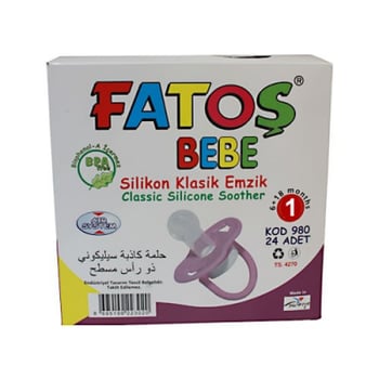 Fatoş Bebe-980 ( No-2 ) ( Silikon & Klasik ) Emzik