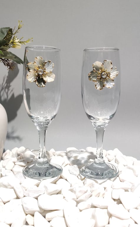 Kirlinova® Gri Çiçek 2'li Fincan Takımı