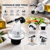 İ22-145 ( Gri ) ( Plastik ) ( Yağdanlık Şişe Tıpası ) ( Kilitli Kapak )