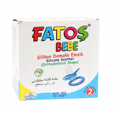 Fatoş Bebe-960 No-2 Silikon Damaklı Emzik