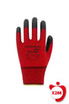 Master Glove Pg3 Zebra Kırmızı Polyester Örme Nitril İş Eldiveni 10 Beden