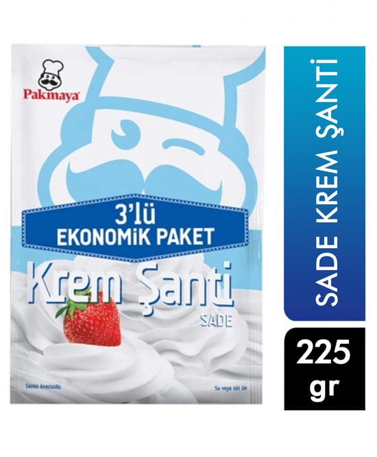 Pakmaya Krem Şanti 3 Al 2 Öde 3x75 Gr