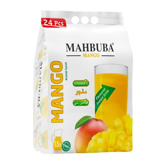Mahbuba Mango Aromalı Soğuk Toz İçecek 24x11.2gr